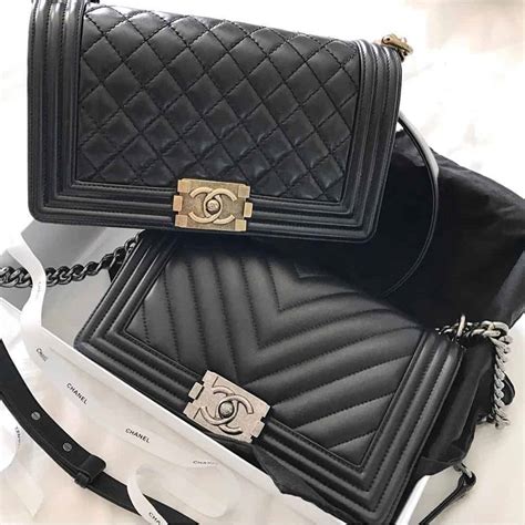 fake black chanel boy bag|boy chanel bag price.